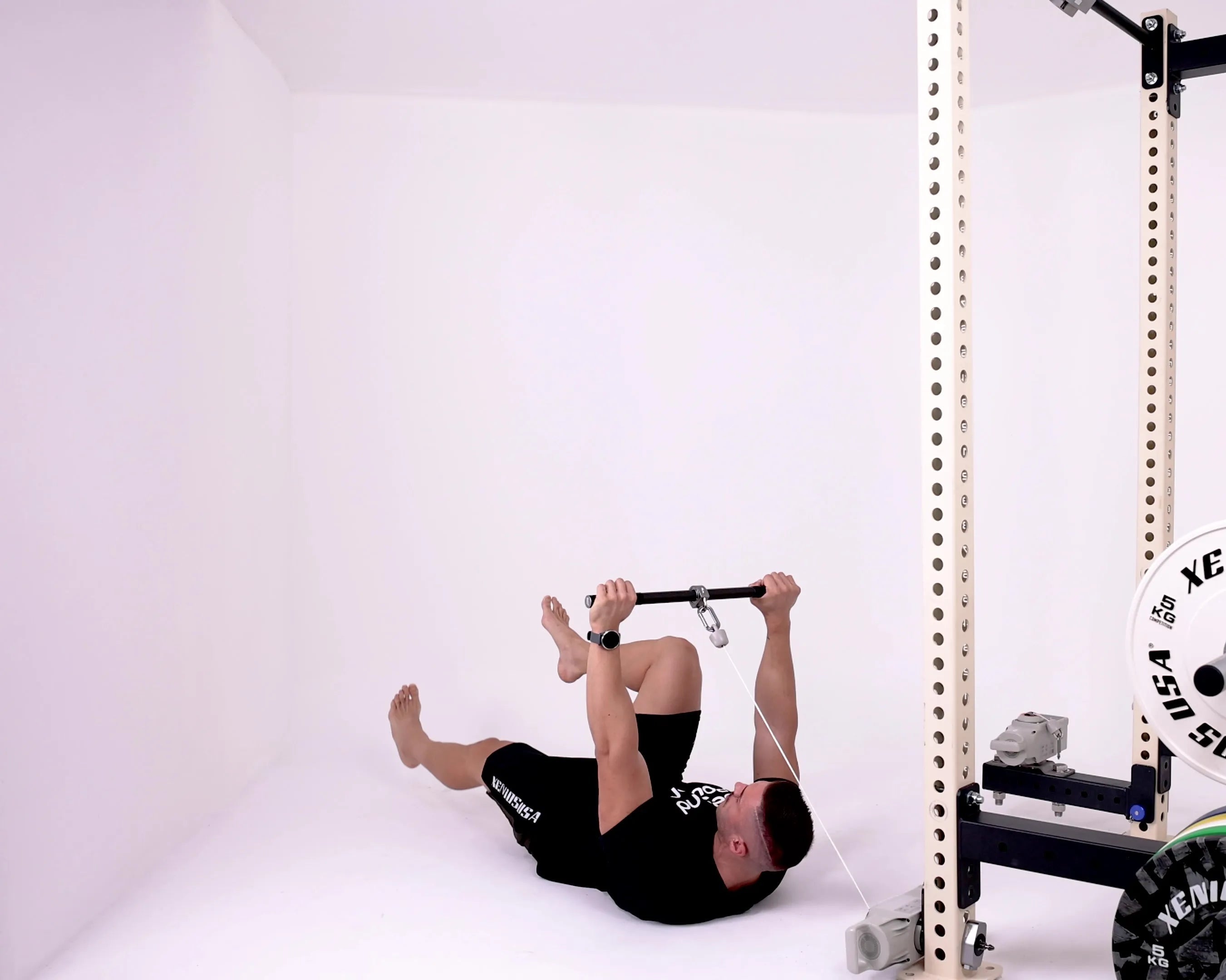 Anti-rotational Supine Bicycle